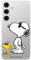 Schutzhülle kompatibel mit Samsung Galaxy S24, offizielle Peanuts Woodstock und Snoopy Posado, um Ihr Handy zu schützen, flexible transparente Silikonhülle mit offizieller Snoopy-Lizenz