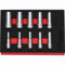 1/4 Imperial Deep Socket Set 12 Point 10 PCE BOXO BX507-R2