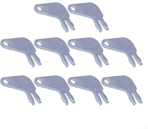 Besttoolifes 10 Stück 8H-5306 Batterie-Kill-Schalter-Schlüssel Master Batterietrennschlüssel für CAT-Modelle Batterie-Trennschlüssel