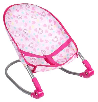 Baby Doll Stroller Set,Baby Doll Pushchair,Baby Doll Accessories For Girls, Role Toy Dolls Bugg Y Pushchair,Doll Toy Simulation Baby Dining Chair Rocking Chair Swing Bed Toy Baby Doll Pretend Play Set