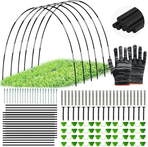 YlYADl Cerchi da Giardino per Serra,30 Pezzi Tunnel per Piante da Giardino,per Il Sostegno del pacciame da Giardino,Archi per Serra da Giardino,Strutture per Serre a Tunnel,Pneumatici per Serra