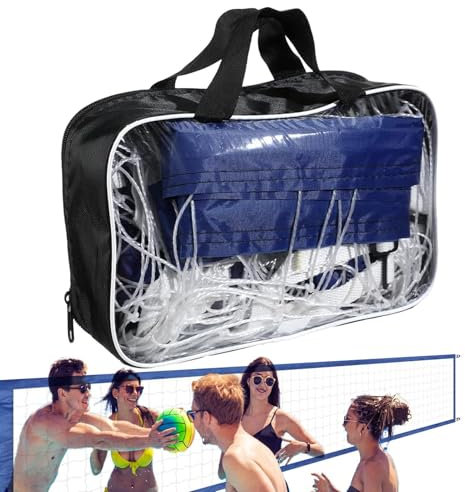 Nybhyjka Filet de Volley-Ball de Piscine, Filet de Tennis en Nylon, 4,5 x 0,9 m | Accessoires de Sport Professionnels pour badmintond