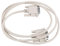 Hepzest 1,4M RS232 DB9 9 Broches Male a Video VGA Cable Adaptateur Male 15 Broches Gris Clair