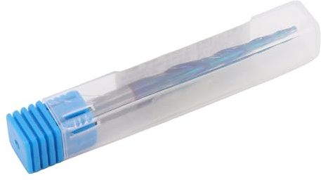 Buachois Fraise à Boule Conique Queue 1/4 Pouce 2 Têtes Alliage Cobalt pour CNC Gravure 3D Fraisage, Fraise Conique Boule Hémisphérique Outil de Découpe pour Acier Inoxydable Bois