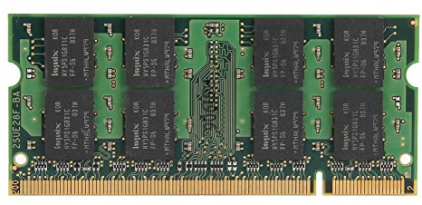 Pretfy Xiede DDR2 667 MHz 2 GB di Memoria RAM per Laptop per Elaborazione Ad Alte Prestazioni, Compatibile con, Design Durevole