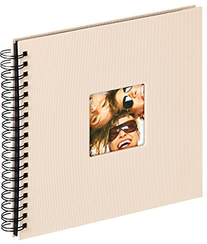 walther design Fotoalbum sand 26 x 25 cm Spiralalbum mit Cover-Ausstanzung, Fun SA-108-C