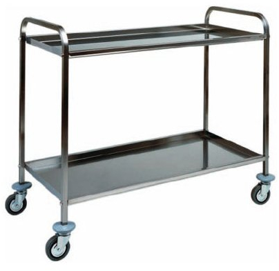 Den Transportwagen 2 stöckige Hotel INOX 80 kg cm91 x 57 x 96 RS 0315