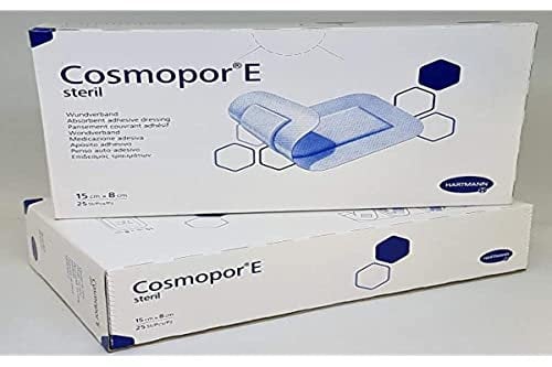 HARTMANN Cosmopor E Sterile 15 x 8 cm, lote de 25 apósitos adhesivos