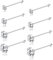 Sllaiss 8 Stück Winzige Sterling Silber Nasenstecker Set für Frauen Mädchen Tschechischer Kristall Nasenpiercing