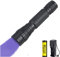 luz ultravioleta 365nm linterna UV Lámpara recargable profesional para detectar minerales Escorpiones de diamante Fluorescencia de verificación de documentos en cosméticos