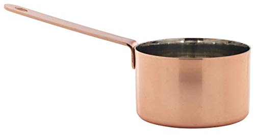 Genware DG898 Mini Copper Saucepan 7.2 x 4.7cm