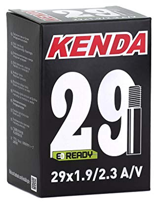 Cámara de Aire para Bicicletas - Válvula Schrader de 28 mm - 29 x 1.9 - Espeso de 1 mm - Cámara de Bicicleta Antipinchazos con Autosellante Incorporado - Negro - Kenda