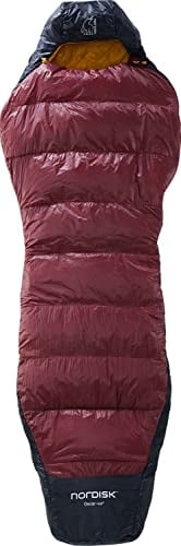 Nordisk Oscar +10° Curve Schlafsack L schwarz/rot