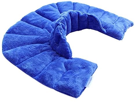 Easylife Microwavable Neck and Shoulder Heat Wrap, Natural Aromatherapy Herbal Filling, Heat Wrap or Cold Pack, Retains Heat for Hours, Plush Heated Neck Wrap, Heated Scarf Warmer - Fully Guaranteed |