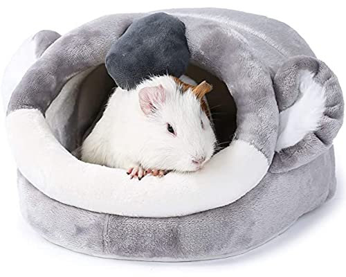 JanYoo Kleintierhöhle für Chinchilla, Igel, Meerschweinchen, Käfigzubehör, Spielzeug, für Bartagame, Hamster, Frettchen, Ratte