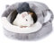 JanYoo Kleintierhöhle für Chinchilla, Igel, Meerschweinchen, Käfigzubehör, Spielzeug, für Bartagame, Hamster, Frettchen, Ratte