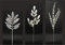 Flair Flower Weihnachtszweig Eukalyptus Blattzweig mit Glitzer und Dekosteine Zweig Dekozweig Weihnachtsdeko für Arrangements Weihnachtskranz Adventskranz Deko Einzelblume Dekoblume Kunstblume
