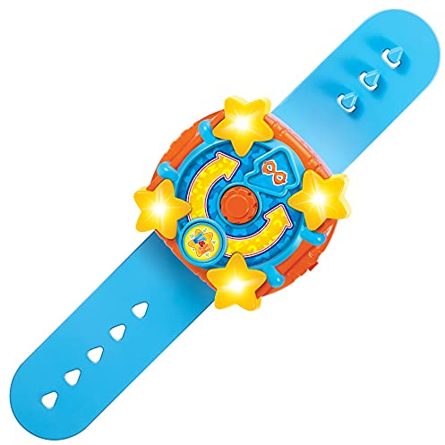 BANDAI Vlad & Niki Vlad's Adventure Time Watch (blaues Armband) – Spielzeuguhr mit Stimme und Lichteffekten für Abenteuerspiele P57711