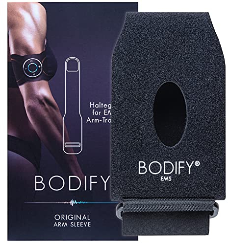 Bodify® Haltegurt für EMS Arm & Beintrainer - zur zusätzlichen Fixierung der Gelpads - Gurt für EMS Arm & Beintrainer - Für Männer und Frauen - Das ORIGINAL (Ohne EMS Trainer) (Arm-Haltegurt)