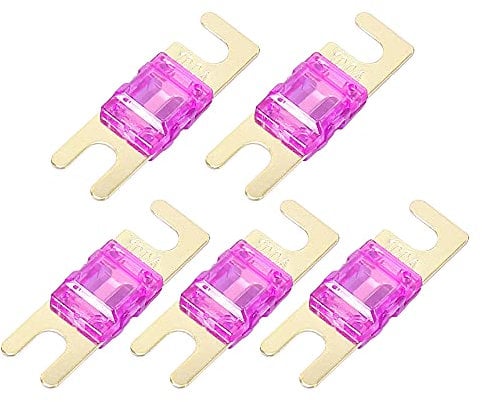 X AUTOHAUX 5pcs 100A AFS Mini ANL Fuses for Car Truck Motorcycle Boat Audio CDs