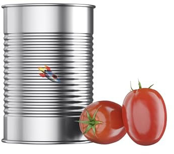 Sapor Design SAN MARZANO Tomaten aus Italien | Die besten Tomaten der Welt im Set | Dosentomaten, San Marzanos | Viele Varianten (San Marzano Vintage (Türkis), 12 Dosen)