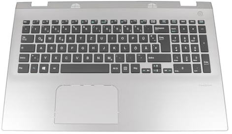 MEDION Akoya S6426 (F15KUR) original Tastatur inkl. Topcase DE (deutsch) schwarz/Silber