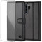 Handyhülle für Huawei P30 Pro Hülle mit Schutzfolie Premium PU Leder P30 Pro Klapphülle Case Brieftasche Kartenfach Ständer Magnet Etui Handytasche Cover Schutzhülle für Huawei P30 Pro - Schwarz