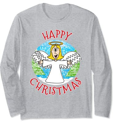 Weihnachten Engel Carol Singer Weihnachten 2022 Langarmshirt