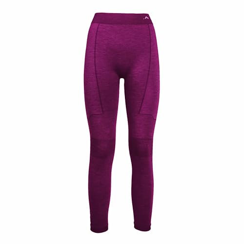 Risalti Pantalon Homme Femmes en Laine Mérinos Unisexes - Legging Polaire d'hiver, sous Vetement Thermique Femme Homme, Collant Thermique Respirants, Extensibles sans Coutures - Made in Italy