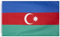 MUWO Flagge Nations Together 90 x 150 cm Nationalmanschaften, doppelseitige Gartenflagge, wetterfeste Fanflagge, Fußballflagge Polyester Länderfagge Deutschland mit Ösen (Aserbaidschan)