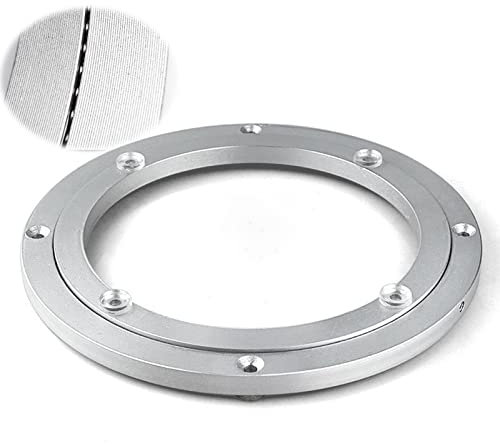 WORDFUN Rundes Drehteller Kugellager Drehteller Aus Aluminiumlegierung Hochleistungs Starke Tragfähigkeit Für Restaurant, Esstisch, Kuchendekoration, TV-Monitorständer