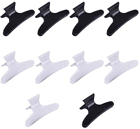 Lot de 10 pinces à cheveux papillon, pinces à cheveux, pinces à cheveux antidérapantes pour femmes, accessoires de coiffure pour femmes filles, outils de salon de coiffure pour femmes filles