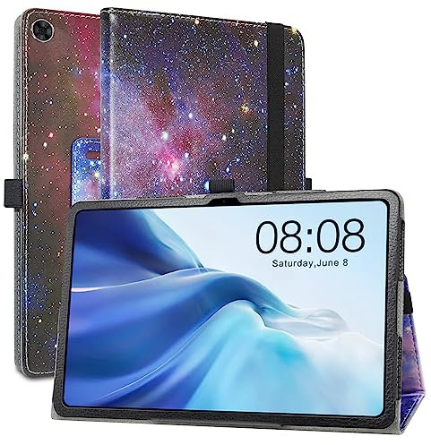 MAMA MOUTH Compatible con TECLAST T50 Funda,Soporte Cuero con Slim PU Funda Caso Case para 11 TECLAST T50 Tableta(Not fit TECLAST T50 Pro),Galaxy