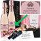 Birthday Gifts for Women, Personalised Pink Mini Prosecco Rose Wine Gift Set, Unique Birthday Presents for Women - Mum, Sister, Best Friend