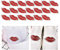 Iron On Patch Applique, 20Pcs Red Lip Rhinestones Resin Crystal Hot Diamond Pattern Clothing Decoration DIY for Wedding Dresses, Necklaces, Dresses, Headdresses, Hats, Bags