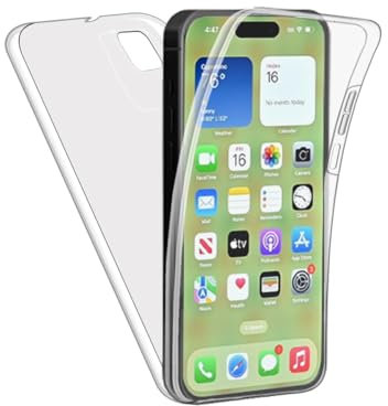 Phone Case For iPhone 15 Pro Full 360 Protection Front And Back Clear Compatible With iPhone 15 Pro 6.1-inch Phone Cover