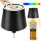 Lámpara de Botella, LED Recargable Lampara Inalambrica, Lampara de Mesa Recargable Portatil, Lamparas sin Cables para Botella, 16 Colores Control Tácti, para exterior y Interior, Restaurante, Bares