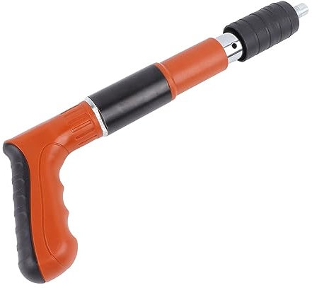 Nail Wall Fastening Tool, Mini Portable Concrete Nail Gun Adjustable Nail Shooting Machine Low Noise Manual Steel Nails Gun Tool for Cement Wall, Household, Woodworking