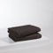 s.Oliver 2 TLG Handtuch Set 50x100cm - 100% Baumwolle, 600 g/m², weich & saugstark, Doppelpack Handtücher braun