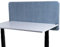 FIX 2 PLACE Akustik Trennwand & Sichtschutz für Büros 180x65cm Cadet Gray, Premium Stoff, Trennwand zur Lärmreduzierung und Privatsphäre Schreibtisch Schallschutz, Leicht zu Montieren