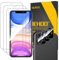 JEHOO für iPhone 11 für Panzerglas Schutzfolie, 3 Stück Panzer Schutz Glas und 3 Stück Kameraschutz, Blasenfreie HD Vollständige Abdeckung 9H Härte Glas Rahmen-Installationshilfe