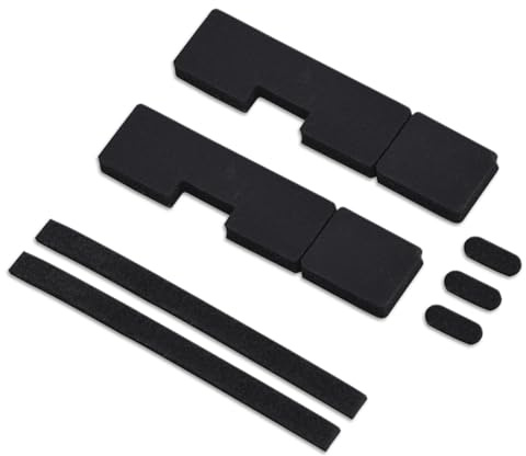 RUNJRX Tastatur-Poron-Stabilisatorschaum, Leertastenschaum, 7-teiliges Tastatur-Stabilisator-Schalldämpferpolster für mechanische Tastaturen mit Leertaste (kompatibel mit 6,25U/7U)