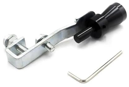 Auspuffblende Universal Auto Zubehör Auto Refit Gerät Abgasanlagen Turbo Simulator Sound Schalldämpfer Spitze Rohr FÜR Mini FÜR Cooper Schalldämpfer Düse Schalldämpfer(Black 1.8 cm)