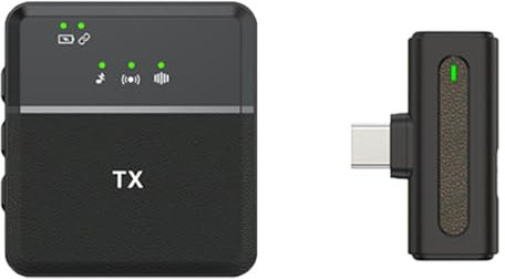 XIAOXIAOYU Micrófono de Solapa inalámbrico,Micrófono de Solapa inalámbrico | Micrófono de grabación de vídeo | Micrófono de Solapa Compacto, micrófono de reducción de Ruido para Podcast de cámara de