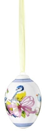 Hutschenreuther Porzellan-Ei Das Ei 2025 Porzellanei zum Aufhängen - Oval - Ø 4,5 cm - h 6,8 cm, Sammeledition Ostern Porzellan Mehrfarbig