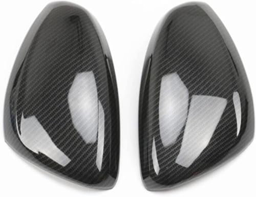 KLBVFDYAN 2 Pièces Voiture Coques De Rétroviseur pour Peugeot 208 2008 2014 2015 2016 2017 2018, Auto Couvercle De Protection De Rétroviseur Garniture Accessoires,A/Carbon Pattern