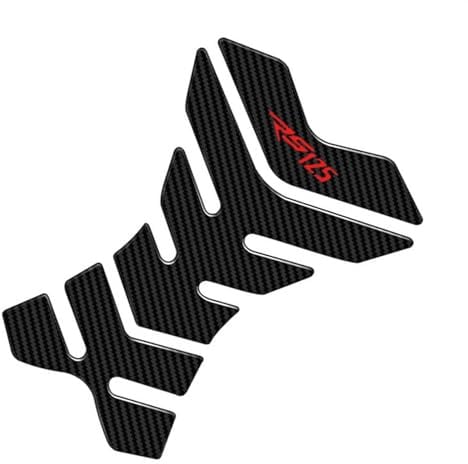 LXSKJ Karosserie Aufkleber Motorrad Tank Pad Zubehör Schutz Aufkleber Für Aprilia RS125 RS 125(Rosso)