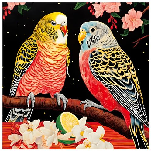 CREAFOMIFE 1024 Piece Jigsaw Puzzle for Adults Rainbow Parrot