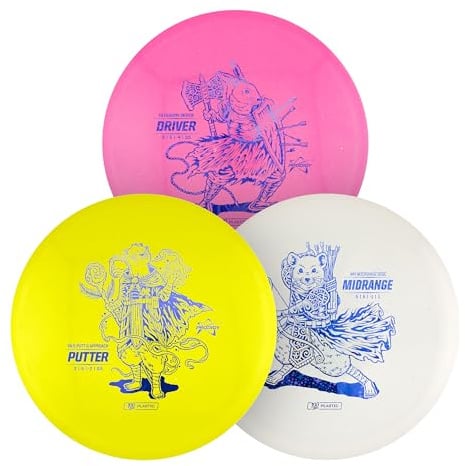 Prodigy 100 Series Disc Golf Set | 3 Piece Disc Golf Starter Set for Beginners | Includes Putter, Midrange, Driver | Perfect for Beginners | Lightweight, Easy to Throw | 159g & Under (Colors May Vary