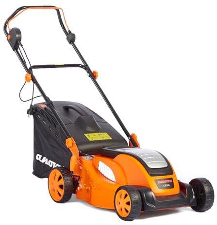 ANOVA - Cortacésped Eléctrico | Motor ELÉCTRICO | Potencia 1800 W | Chasis Acero | para Mantenimiento de Césped en Jardines y Zonas Verdes | Diseño Robusto